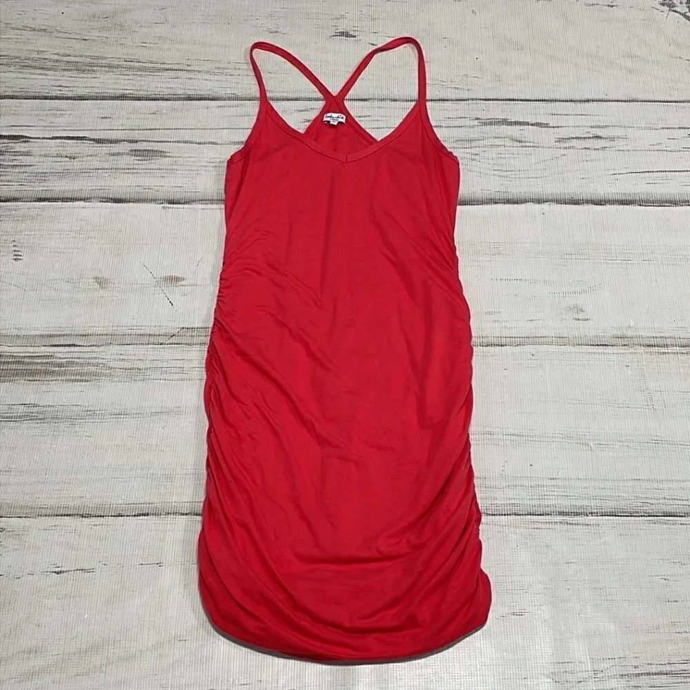 Splendid Bodycon Dress Sleeveless V Neck Pink Size X Small XS